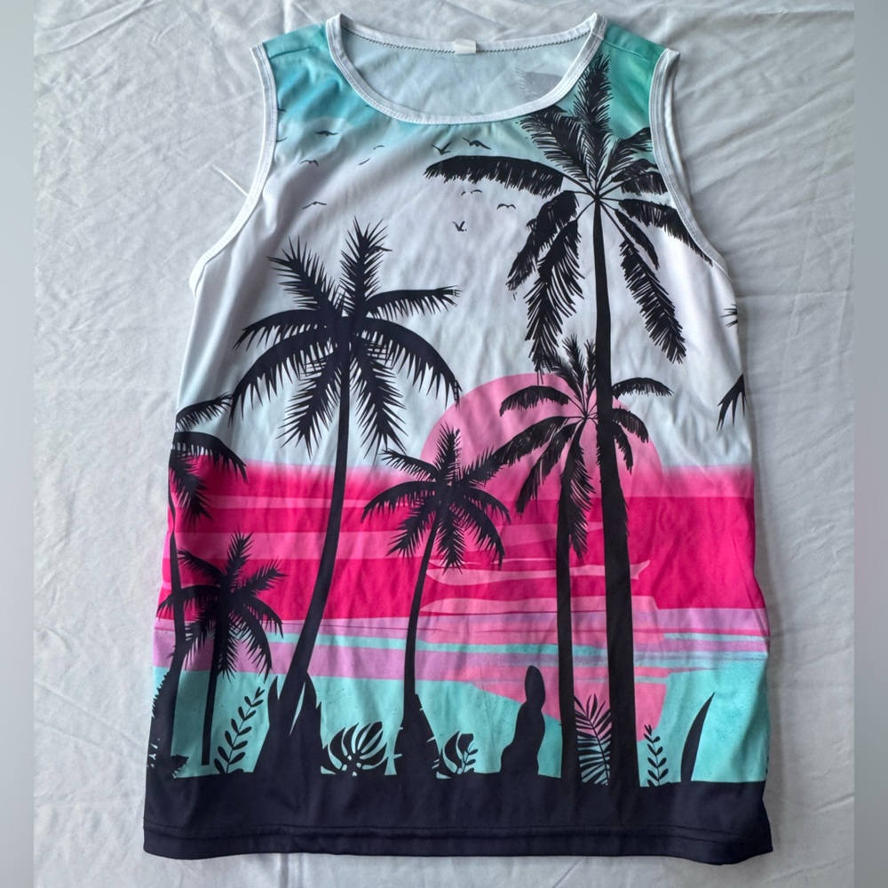 Tropical Sunset Tank Top